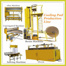 Evaporative cooling pad making machine/ production line